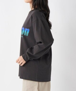 OP／FILA 【Kappa】フロントグラフィック ロンT ブラック