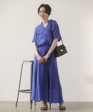 Green Parks ＳＥＴ２点　シャツスカートセットアップ