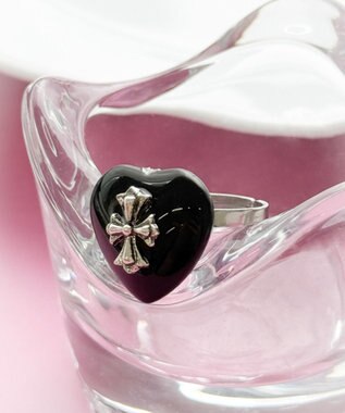 WEGO Lクロスハートリング 柄3