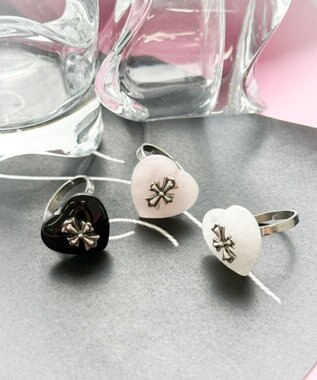 WEGO Lクロスハートリング 柄3