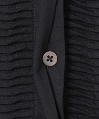 23区 【Indian Factory】コットンポプリン タックディテール シャツ ブラック