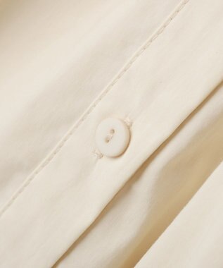 YECCA VECCA ZIPニットレイヤードフーディーシャツ Light Beige