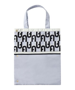 MOONBAT FURLA 傘袋 折りたたみ傘用 アーチロゴ／内側吸水生地 グレー