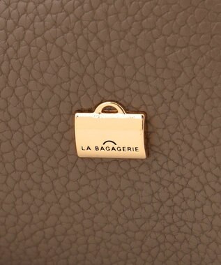 LA BAGAGERIE ソフトシュリンク2WAYハンドバッグ small グレージュ