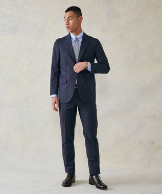 J.PRESS MEN 【J.PRESS MOVING】REDA ACTIVE スポーツツイスト スラックス ダルブルー系