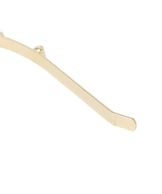 Maison de FLEUR グログランリボンメタルビジューカチューシャ Pink