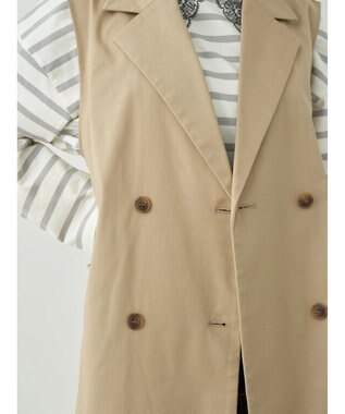 earth music&ecology ２ＷＡＹジレンチ Beige