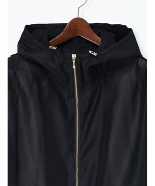 Te chichi ショートシアーフーディーブルゾン ネイビー