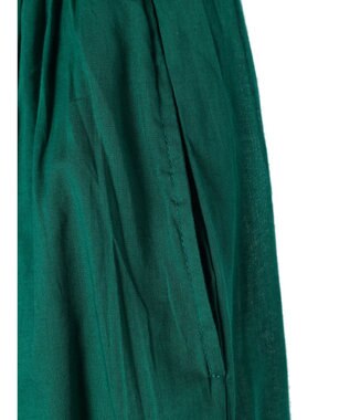 earth music&ecology コットンボイルボリュームスカート Green