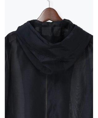 Te chichi ショートシアーフーディーブルゾン ネイビー