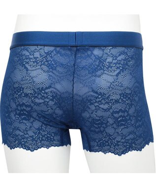 WACOAL MEN ボクサーパンツ 【レースボクサー】 美しさと快適さを追求 通気性 前閉じ WT3822 /ワコールメン ブルー