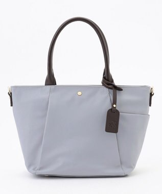 J.PRESS LADIES 【WEB限定】2wayナイロン Midium トート バッグ ライトグレー系