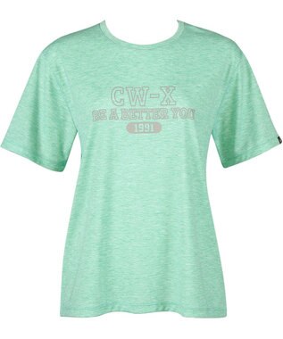 CW-X 【UNISEX】 CW-X トップス 3分袖 カジュアルＴシャツ 少しゆったりとした着用感 吸汗速乾 半袖 ユニセックス DLR105 /ワコール ライトグレー