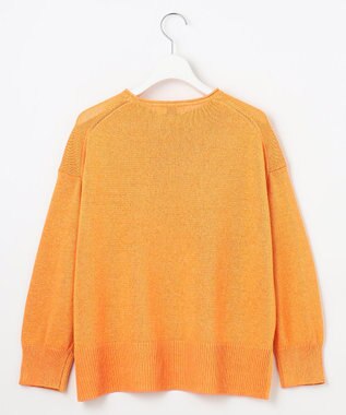 J.PRESS LADIES S 【洗える】DRY COMFORT ニット オレンジ系