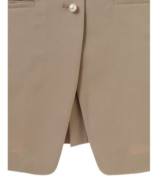 earth music&ecology パールボタンジレ Beige