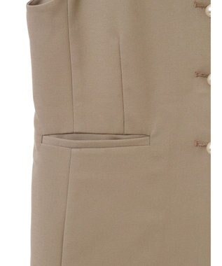 earth music&ecology パールボタンジレ Beige