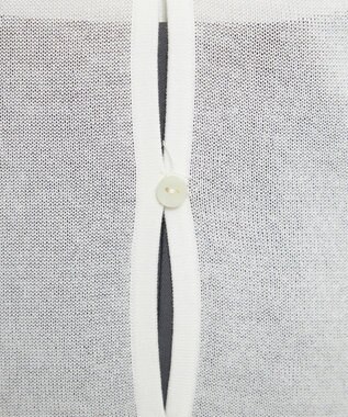 uncrave シアーコットン ポロニット ホワイト