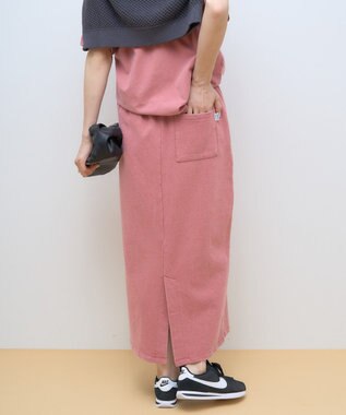 AMERICAN HOLIC DISCUS 加工裏毛ナロースカート Pink