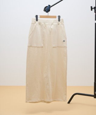 AMERICAN HOLIC DISCUS 加工裏毛ナロースカート Ivory