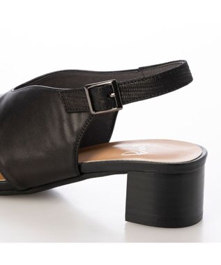 ing <ing>カバードデザインバックベルトサンダル ブラック