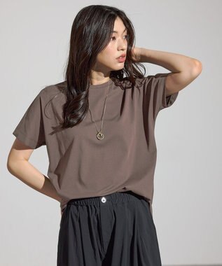 ANY エニィファンクションドルマンスリーブＴシャツ ブラウン