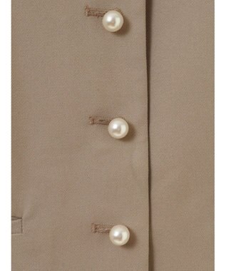 earth music&ecology パールボタンジレ Beige