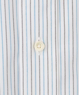 J.PRESS MEN 【WEB・一部店舗限定】ターコイズストライプシャツ/B.D. ターコイズブルー系1