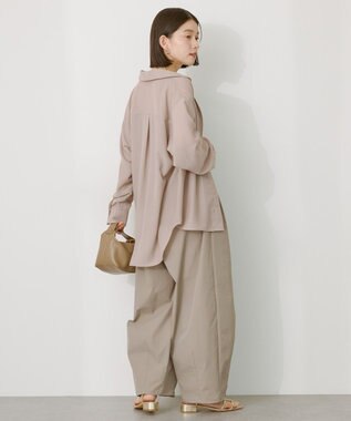 AMERICAN HOLIC シアーボイルオーバーシルエットシャツ Beige