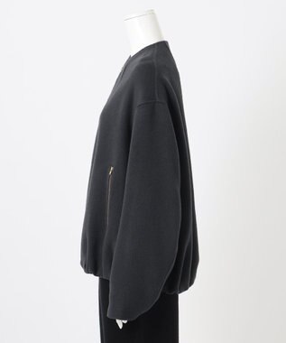 23区 【エステータ】ブラッシュドラムズウール ブルゾン スレートグレー系