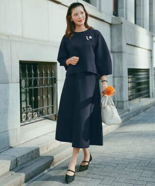 UNFILO BEAUTY FORM KNIT フレアスカート セットアップ