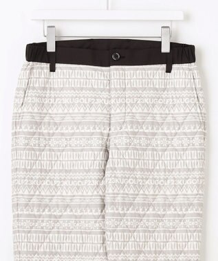 23区GOLF 【MEN】ノルディック柄 キルティング パンツ ライトグレー系5