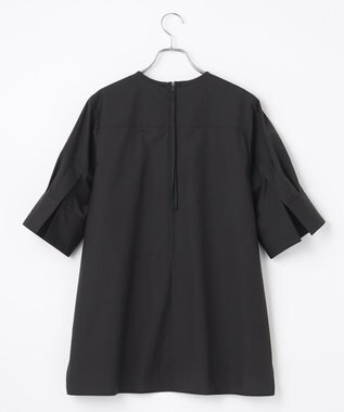 #Newans 【ANSWER for アクセサリーLOVER】ビッグカフスクルーネックブラウス ブラック系