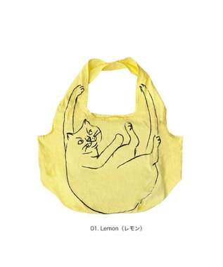 ROOTOTE 3543【ルートート】EU.ルーショッパー.ブラサガリネコ-B 01：レモン