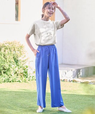 ANY L 【UVケア/接触冷感】プレミアムベーシック半袖Ｔシャツ グレージュ