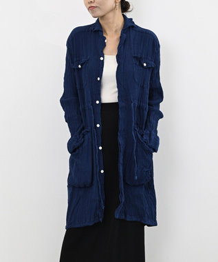 crêprie tsumori chisato creperie MOD'S COAT DRESS-AIZOME クレプリ 藍染モッズコートワンピース