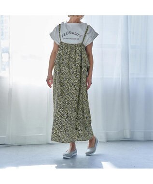 ing <ing>アシンメトリーデザインパンプス ライトグレー
