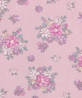 ANY KIDS 7days 裏シャギー 総柄 パンツ ピンク系小花柄