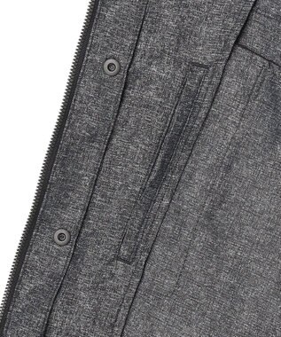 JOSEPH HOMME 新素材【4WAY】ライトラスターシャンブレー　ダウンコート グレー系