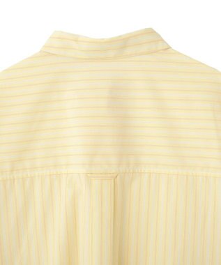 AMERICAN HOLIC 【イージーケア】ショート丈ストライプシャツ Stripe Yellow