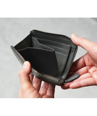 genten プレッソ ミニ財布 ブラック