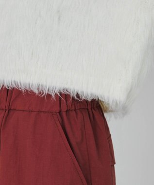 WEGO ファータッチニットショートカーデ ホワイトアイボリー