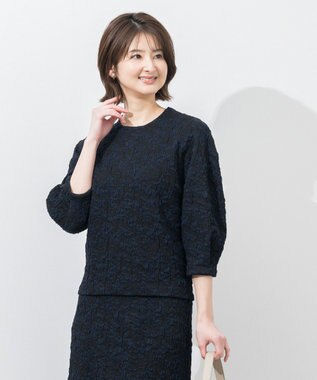 ONWARD Reuse Park 【ICB】ニット春夏 ネイビー