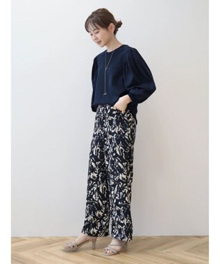 AMERICAN HOLIC ドルマンギャザー７分袖カットプルオーバー Ivory