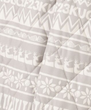 23区GOLF 【MEN】ノルディック柄 キルティング パンツ ライトグレー系5