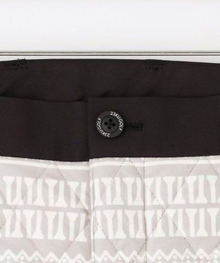 23区GOLF 【MEN】ノルディック柄 キルティング パンツ ライトグレー系5