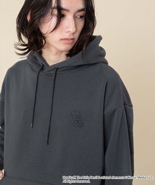 WEGO 【ユニセックス着用ITEM/裏起毛】HOTSTUFFグラフィックプルオーバー スミクロ