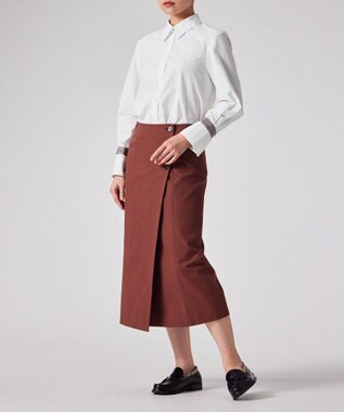 Paul Smith Signature Stripe カフス ブラウス オフホワイト