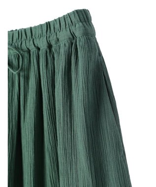 earth music&ecology ガウチョパンツ Green