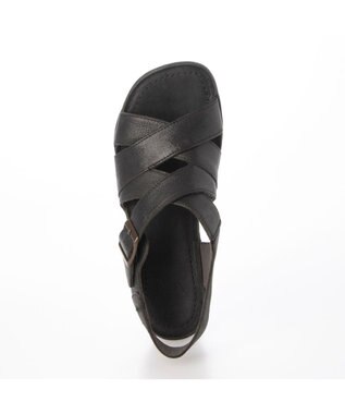ing <ing>【WEB限定】【3E】クロスデザインサンダル ブラック