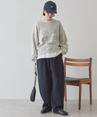 AMERICAN HOLIC カレッジロゴドルマンスウェット Light Gray Mixture